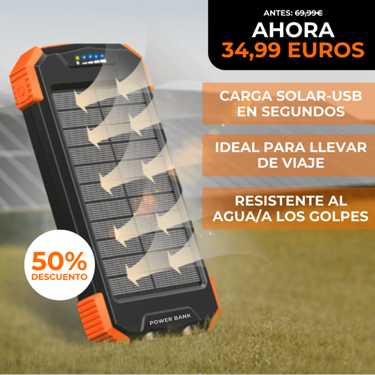 CARGADOR SOLAR POWER BANK ™